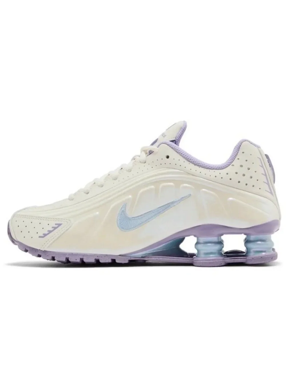 Nike Shox R4 (GS) IH4050 001 Soft Pearl Youth Athletic Shoes Size 7 / 8.5 WMNS